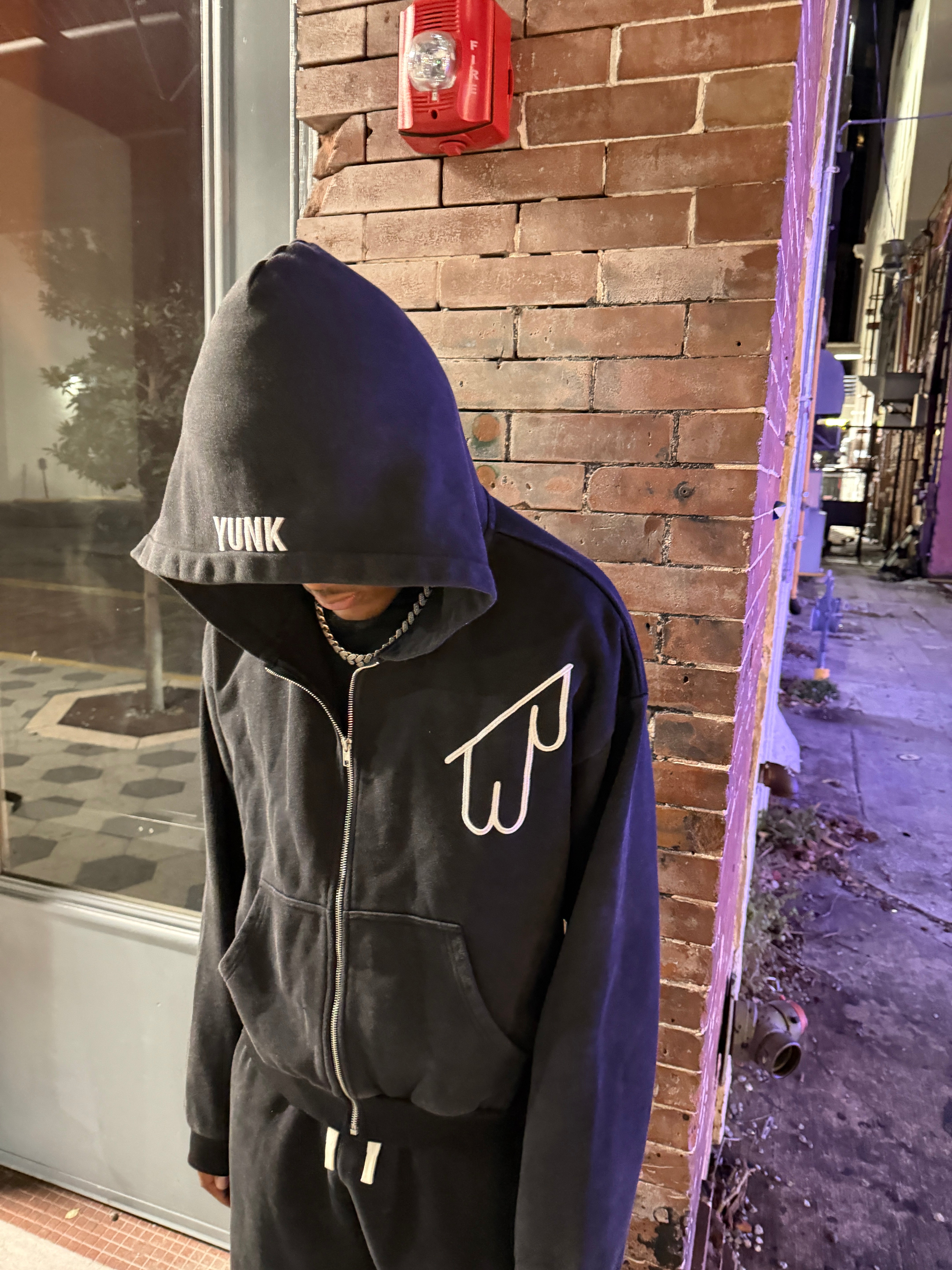 Yunk “Midnight” Logo Hoodie